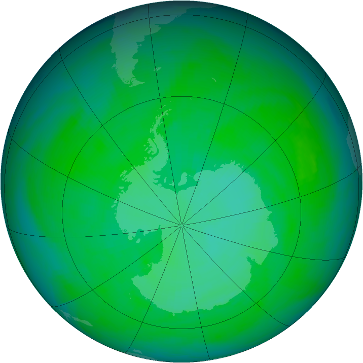 Ozone Map 1982-12-21